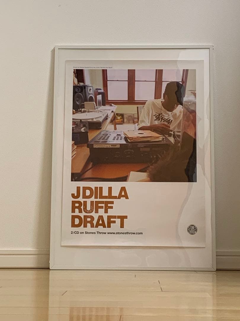 JDILLA RUFF DRAFT ポスター フレーム付き
