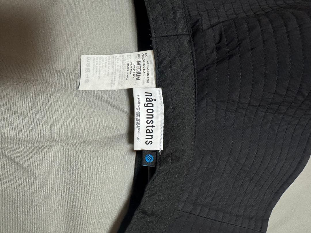 【美品】emi様用ナゴンスタンス　黒バケットハット