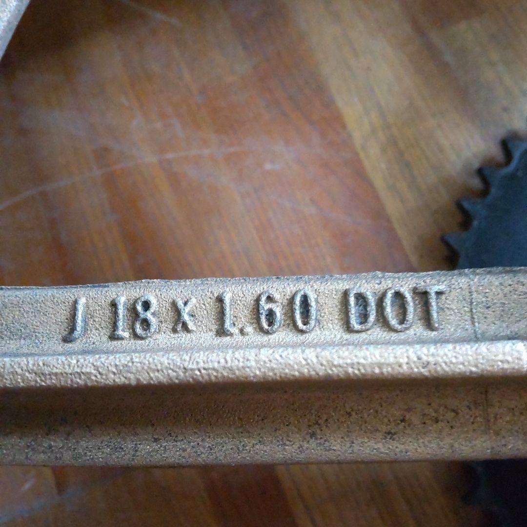 ヤマハ RD50 最終型 リヤホイール S53年式 ゴールド✕シルバー