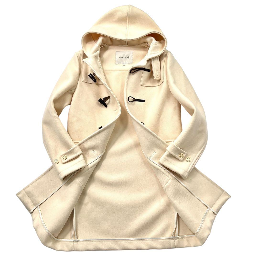 【未使用級　極美品】マッキントッシュ メルトン ダッフルコート 42 ホワイト