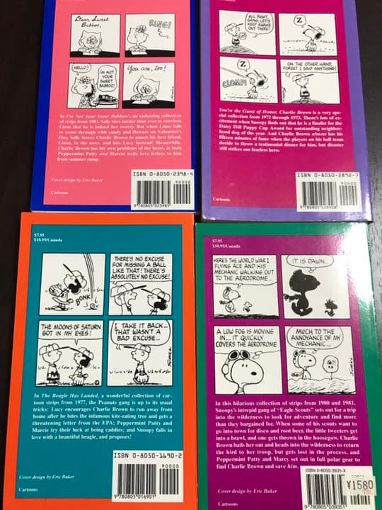 peanuts 洋書　8冊　スヌーピー　snoopy