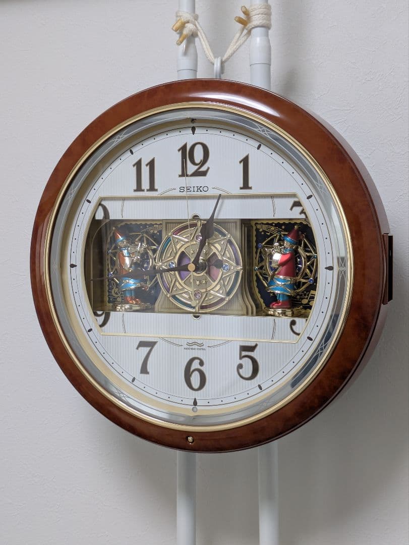 SEIKO 掛時計　電波クロック　からくり時計　RE559H