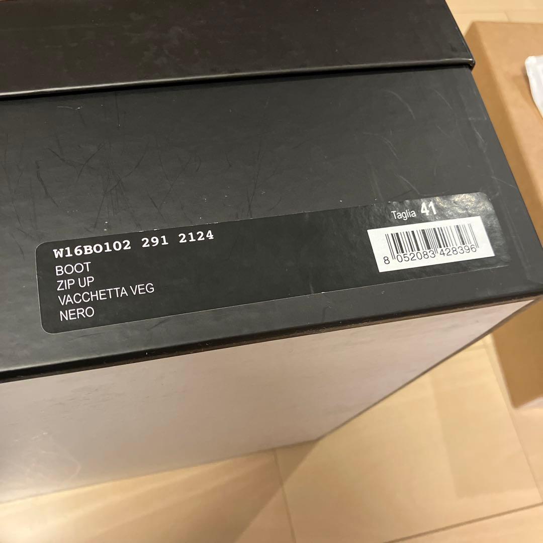 ディースクエアード黒ブラックジップブーツ新品未使用品41ミドルブーツ訳有槙野