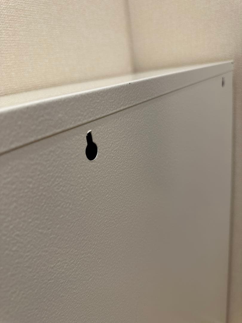 展示品 イタリア製スチールダストボックス 2×2段 ホワイト