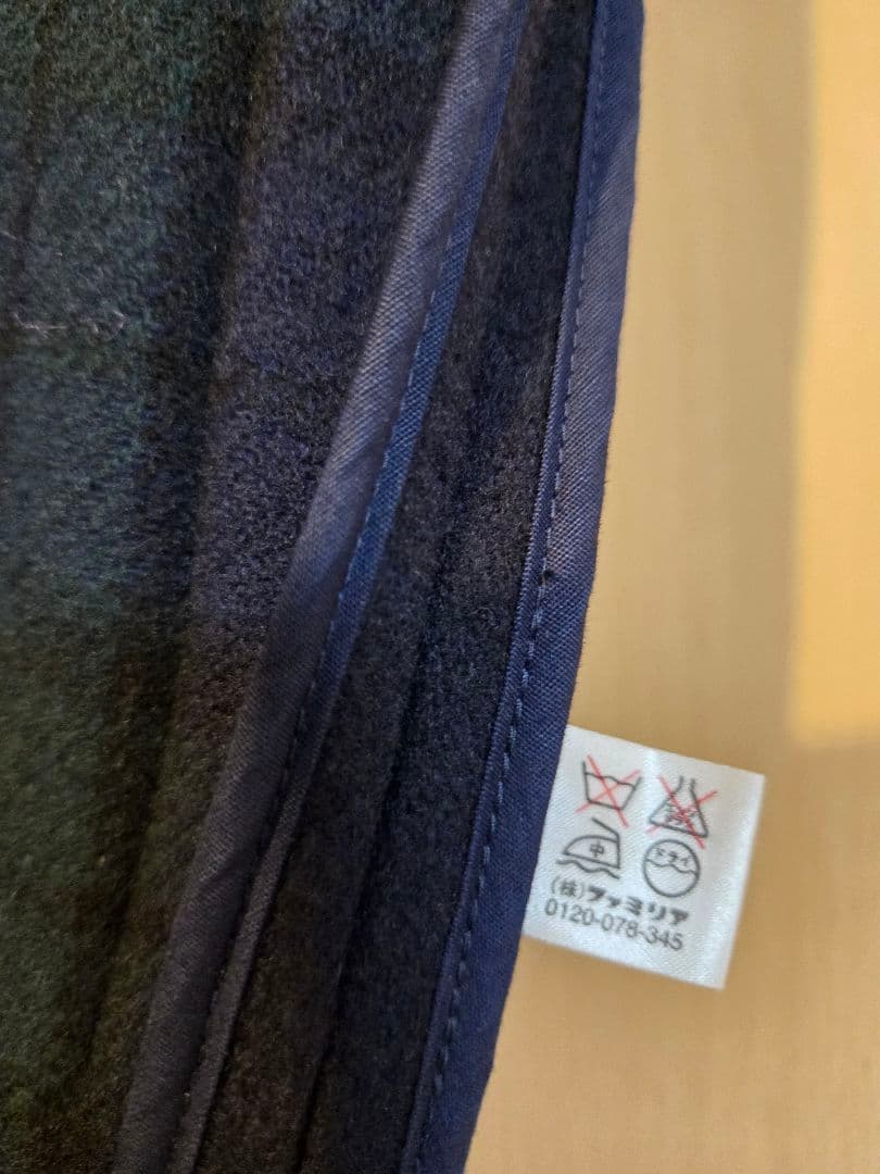 yf　★美品★familiar ダッフルコート 130濃紺