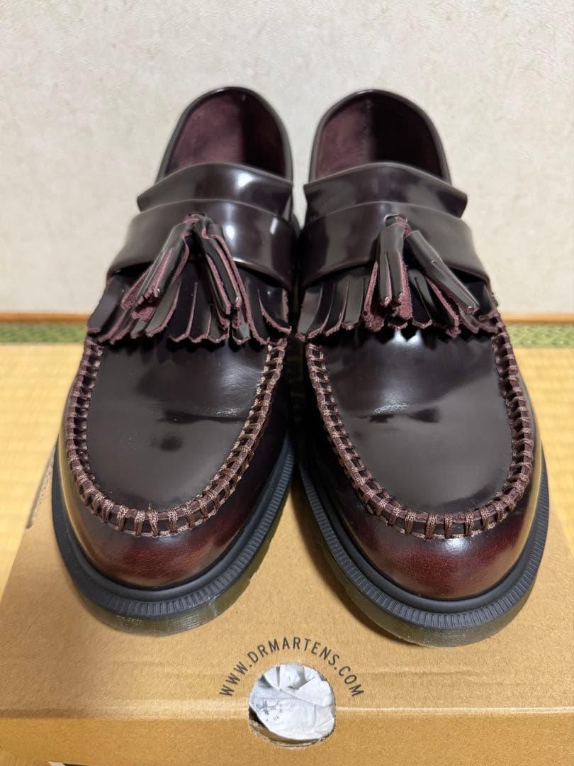 Dr. Martens タッセルローファー　CHERRY RED