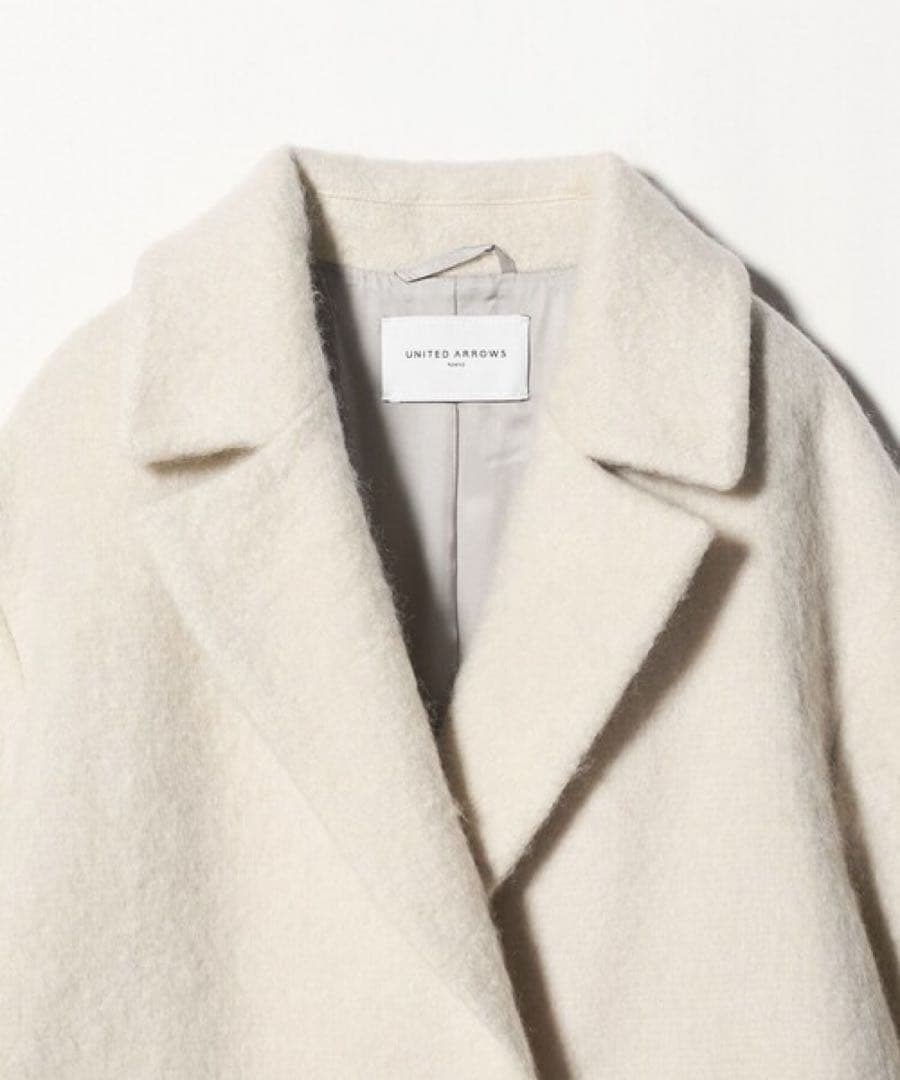 United Arrow シャギー ビッグ テーラード コート