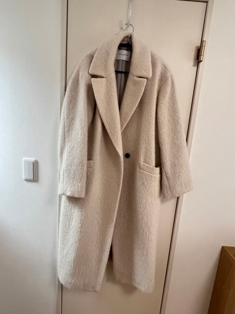 United Arrow シャギー ビッグ テーラード コート