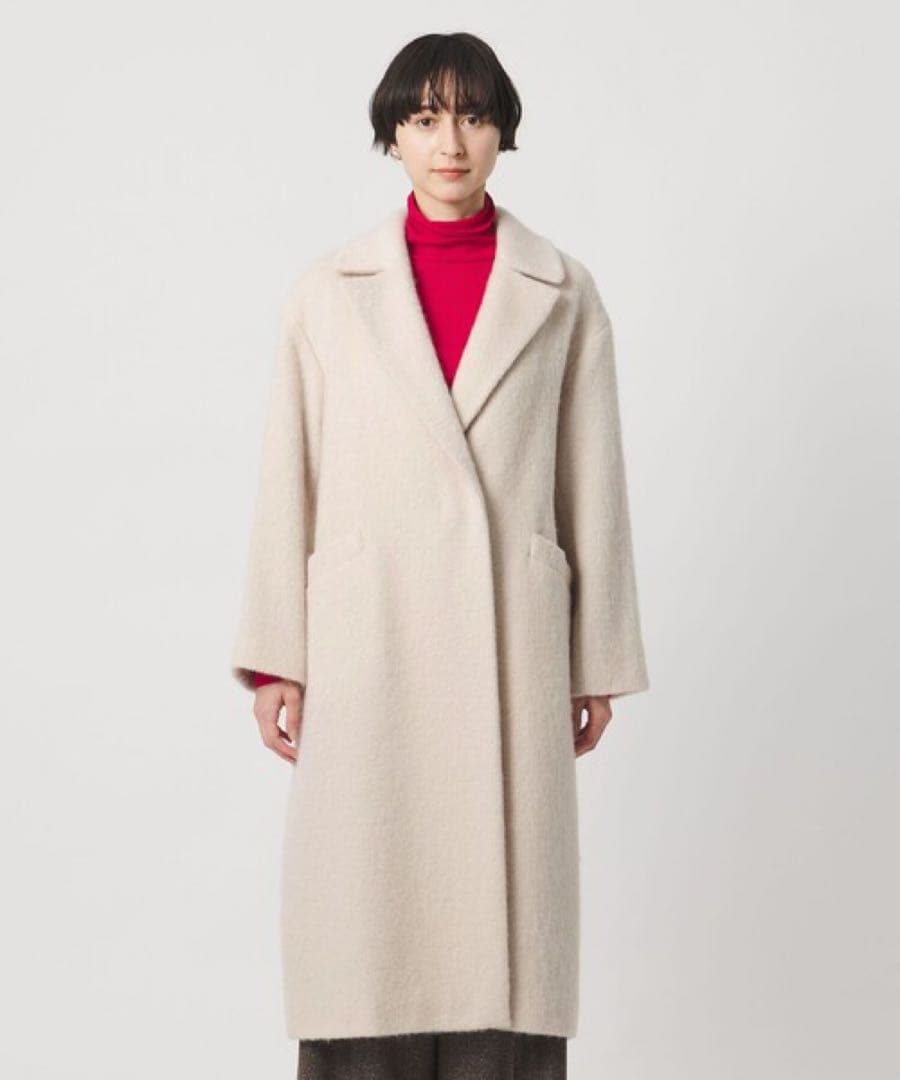 United Arrow シャギー ビッグ テーラード コート