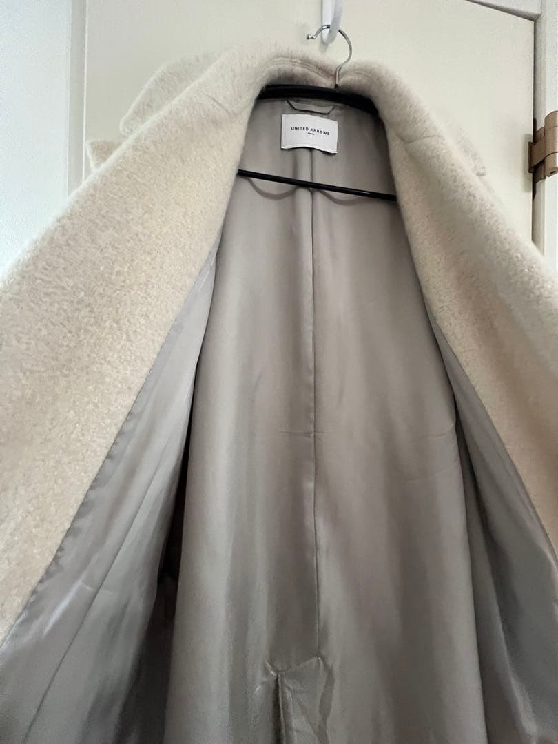 United Arrow シャギー ビッグ テーラード コート