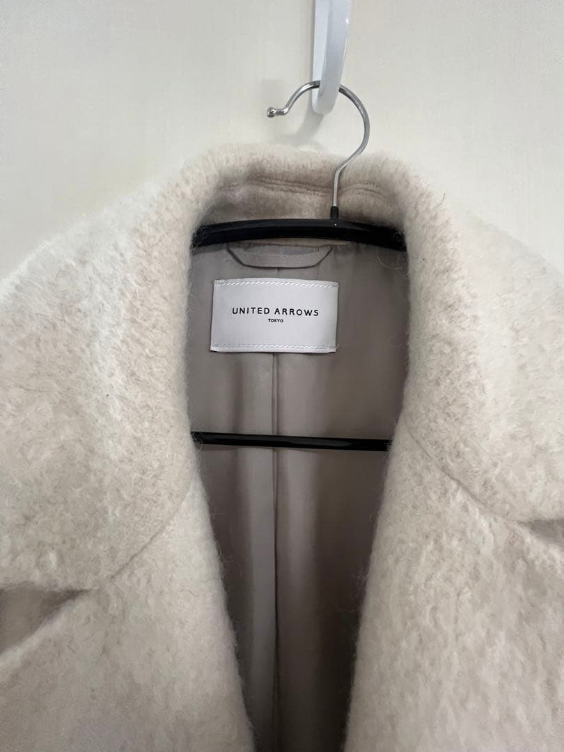 United Arrow シャギー ビッグ テーラード コート