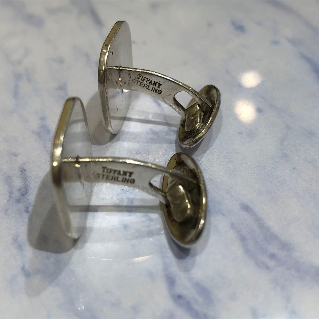 ♡ティファニー　カフス　スターリング　シルバー　スクエア　ビンテージ