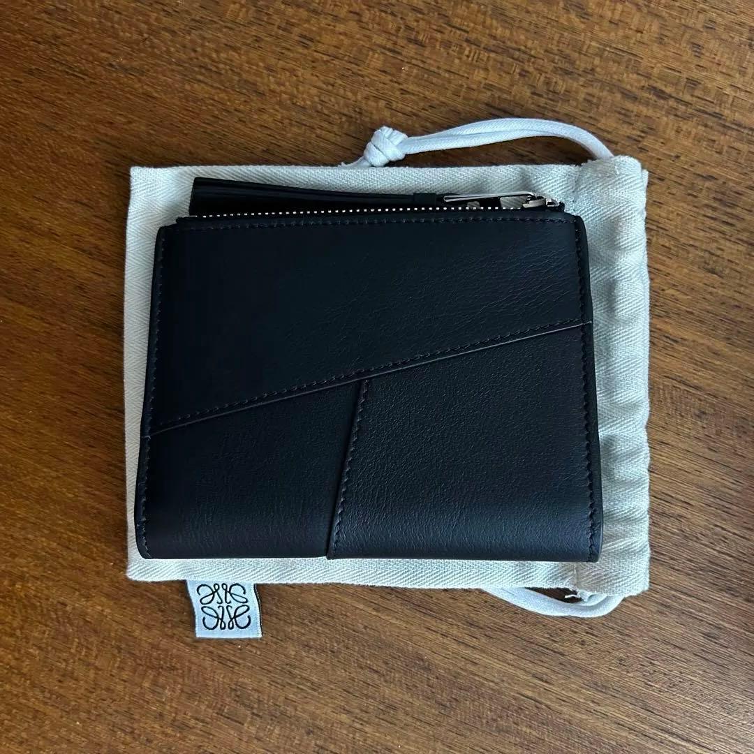 小物 LOEWE : Puzzle Edge Slim Compact Wallet
