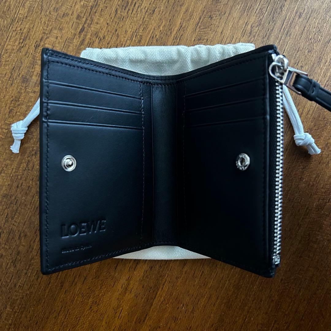 小物 LOEWE : Puzzle Edge Slim Compact Wallet