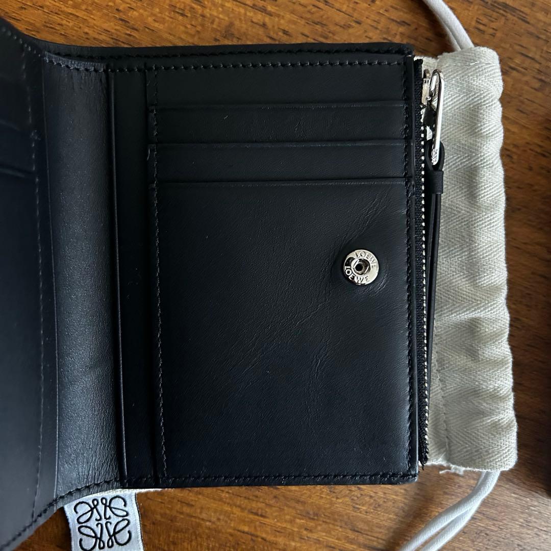 小物 LOEWE : Puzzle Edge Slim Compact Wallet