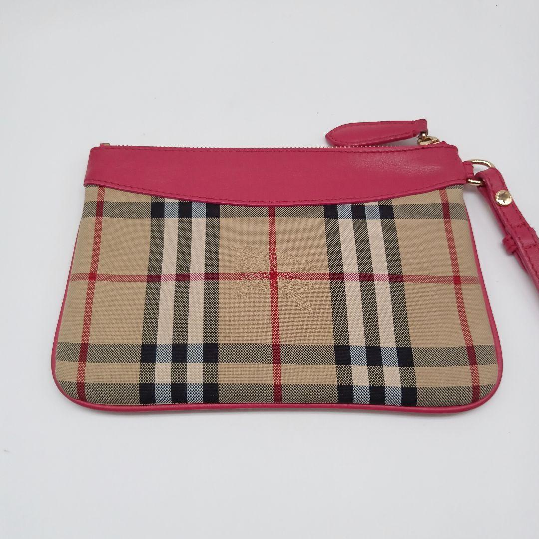 バーバリー　クラッチバッグ　ポーチ　ノバチェック　セカンドバッグ