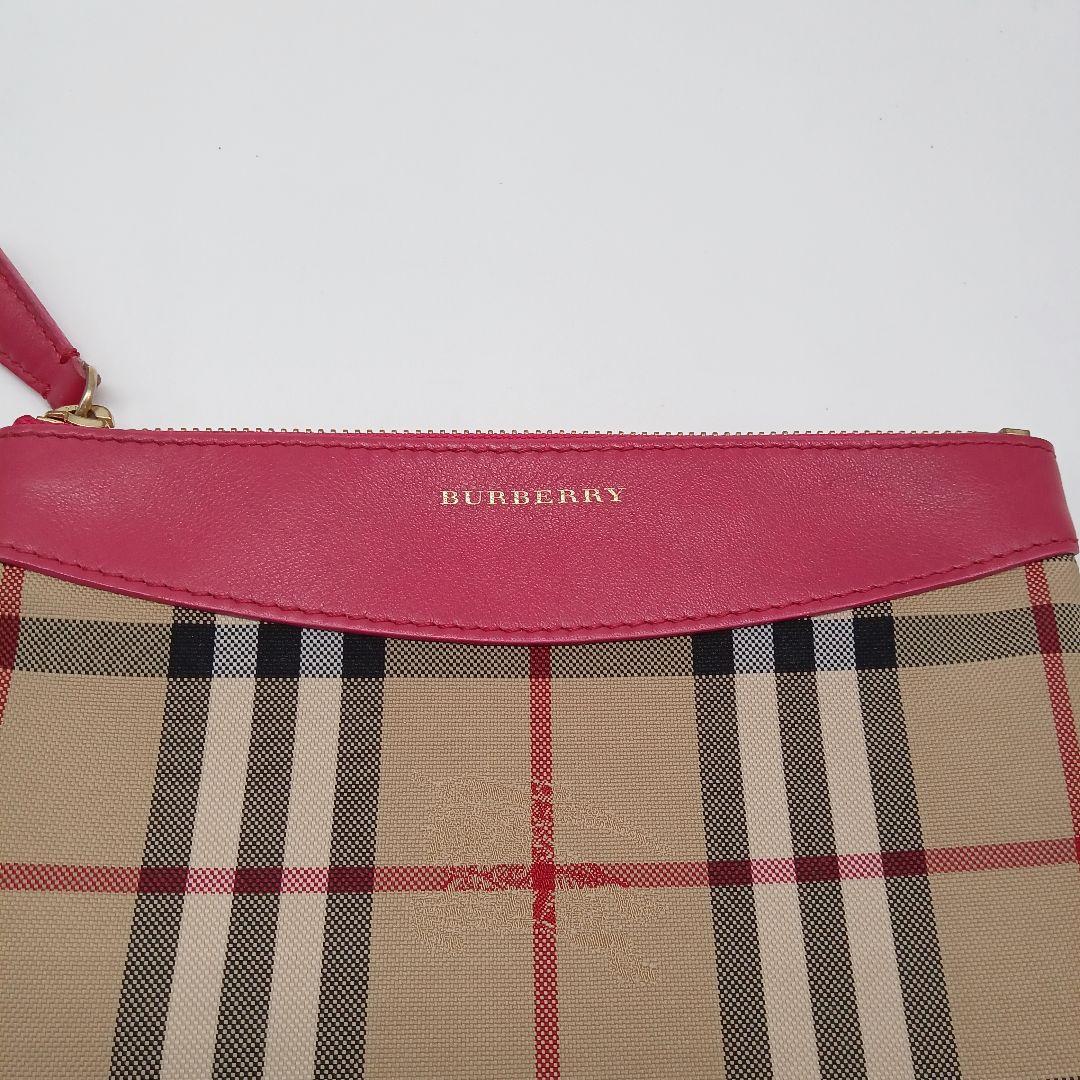 バーバリー　クラッチバッグ　ポーチ　ノバチェック　セカンドバッグ