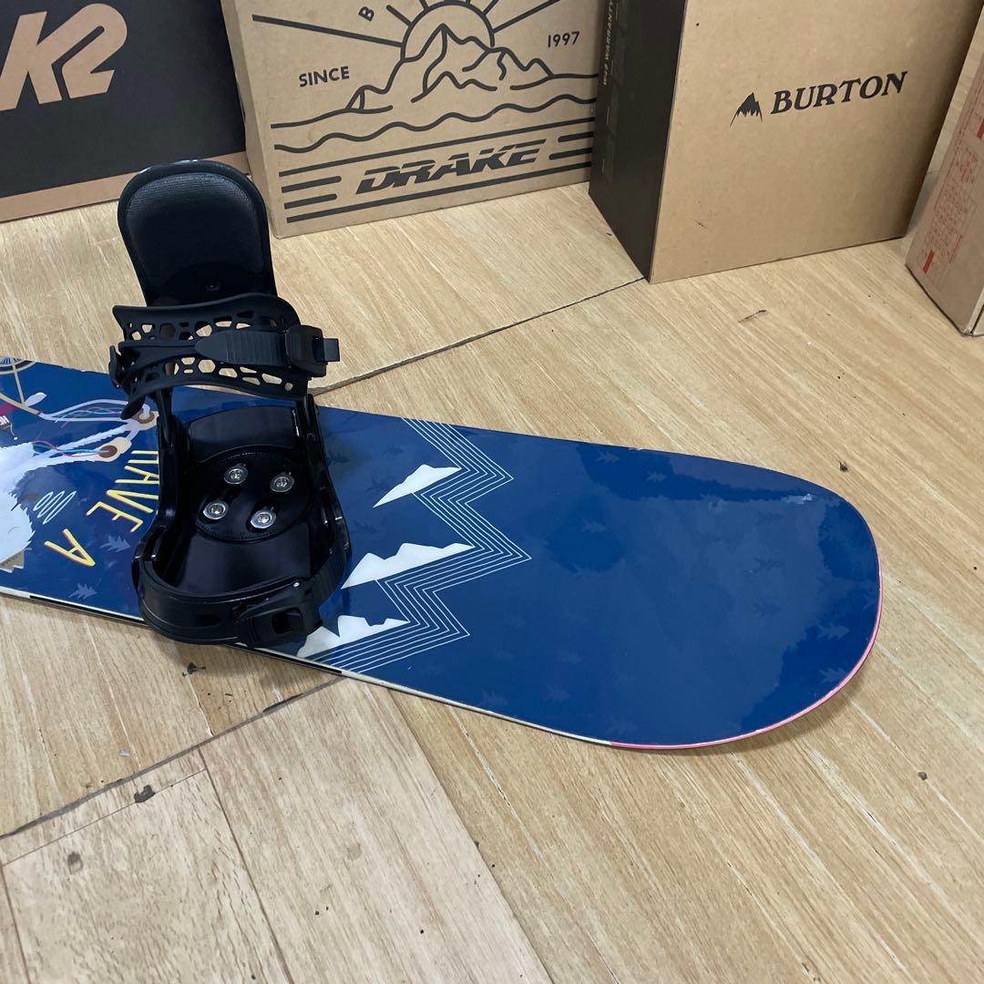 SALOMON×ZUMA　サロモン　未使用バインディング付スノーボードセット