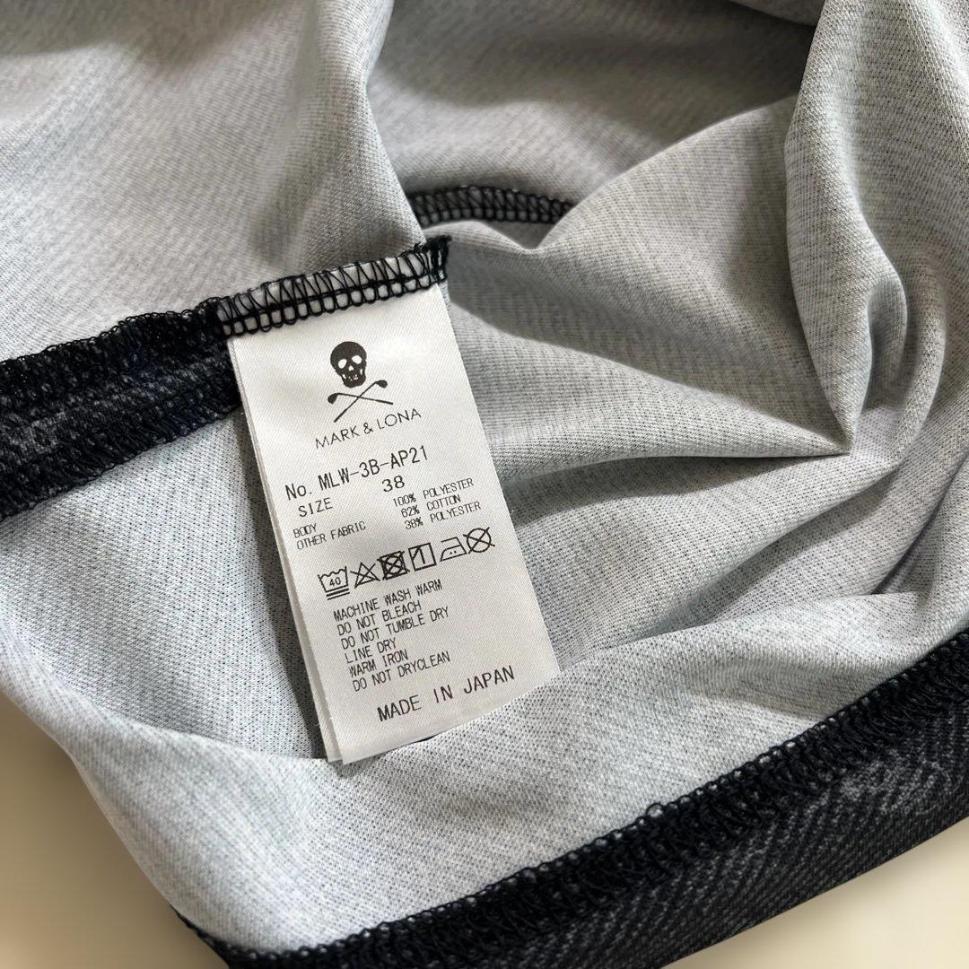 マーク&ロナ　フリル袖 ゴルフシャツ