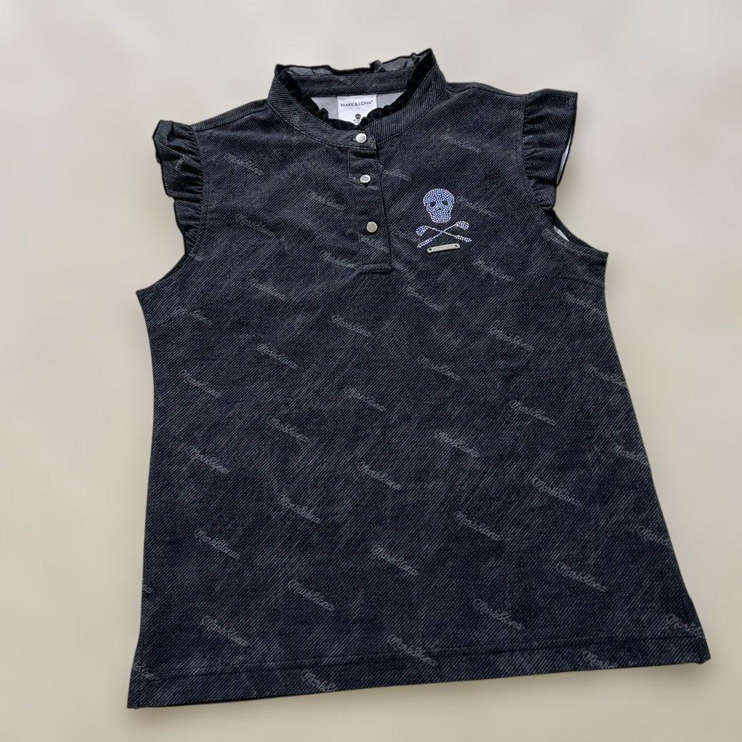 マーク&ロナ　フリル袖 ゴルフシャツ