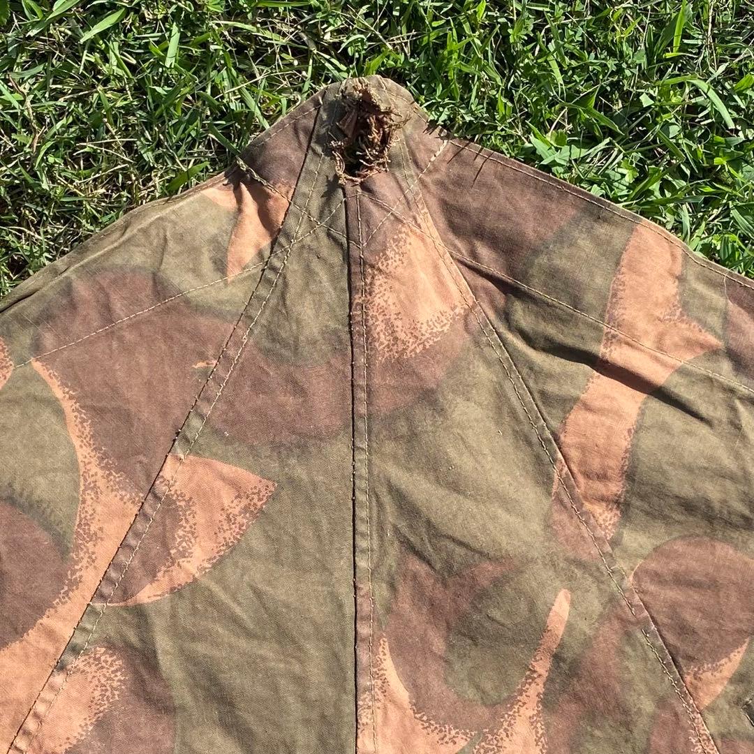 ハンガリー軍　軍幕　ポンチョ　１枚①　 迷彩　ハリケーンカモ　ミリタリー