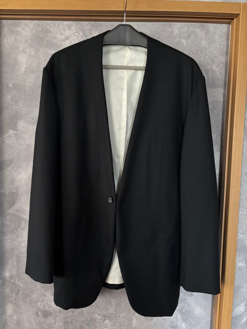 MB ハイエンド尾州ウール クラシックノーカラージャケット Mサイズ