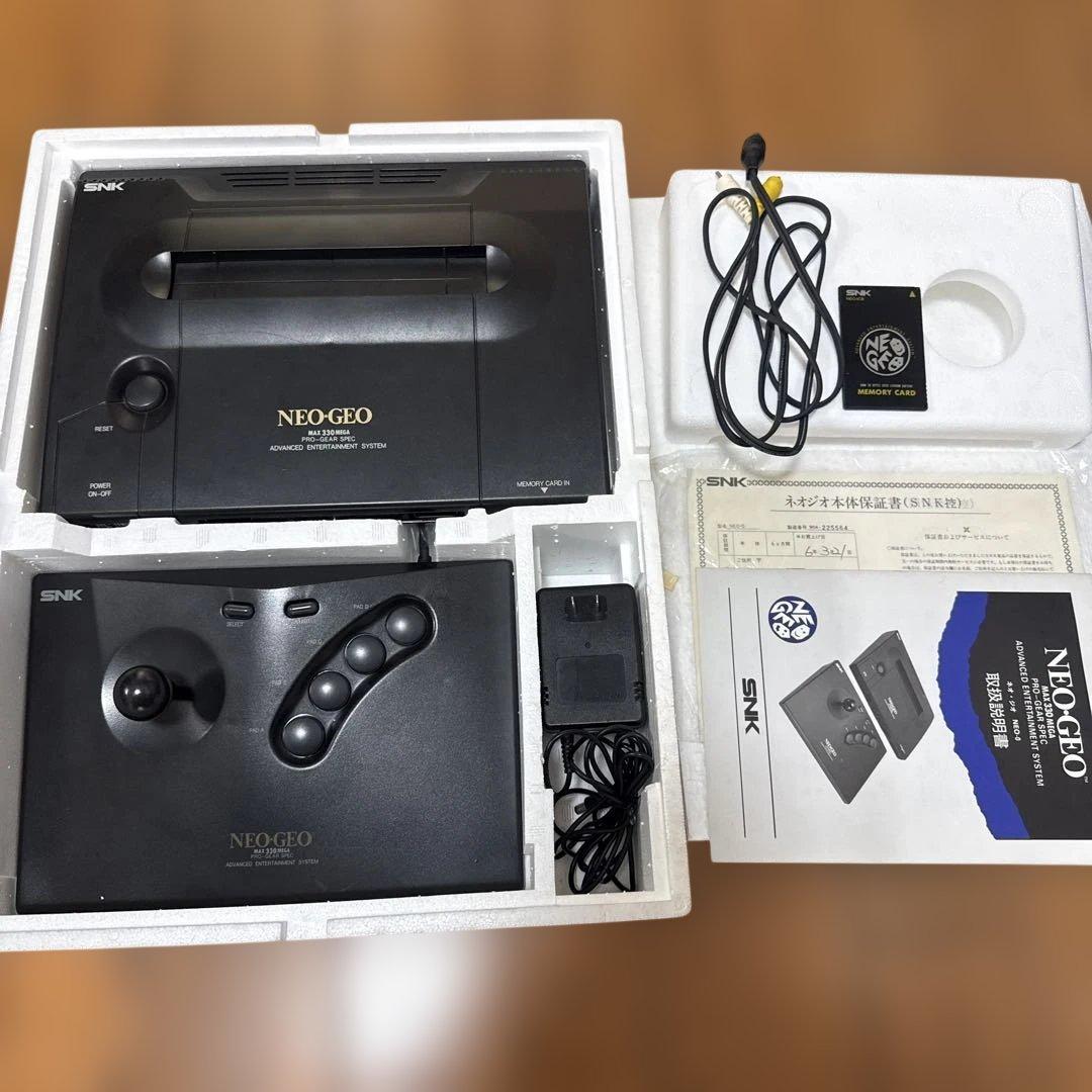 SNK NEOGEO 本体＋ソフト3本セット 起動確認済み ジャンク品