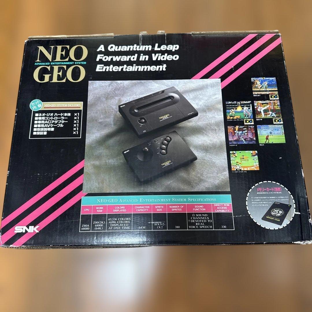 SNK NEOGEO 本体＋ソフト3本セット 起動確認済み ジャンク品