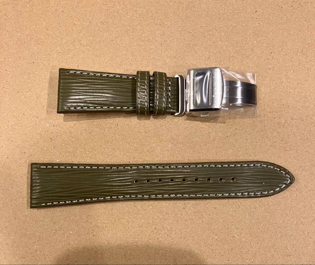 GSグランドセイコーレザーストラップ&Dバックルかん幅22㎜（白樺用非売品）