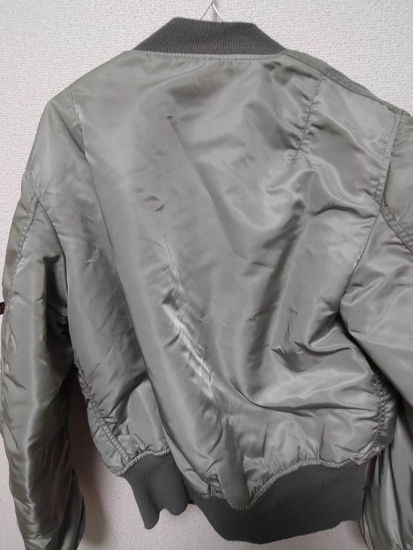 アルファ シルバー MA-1 90s　00s USA製