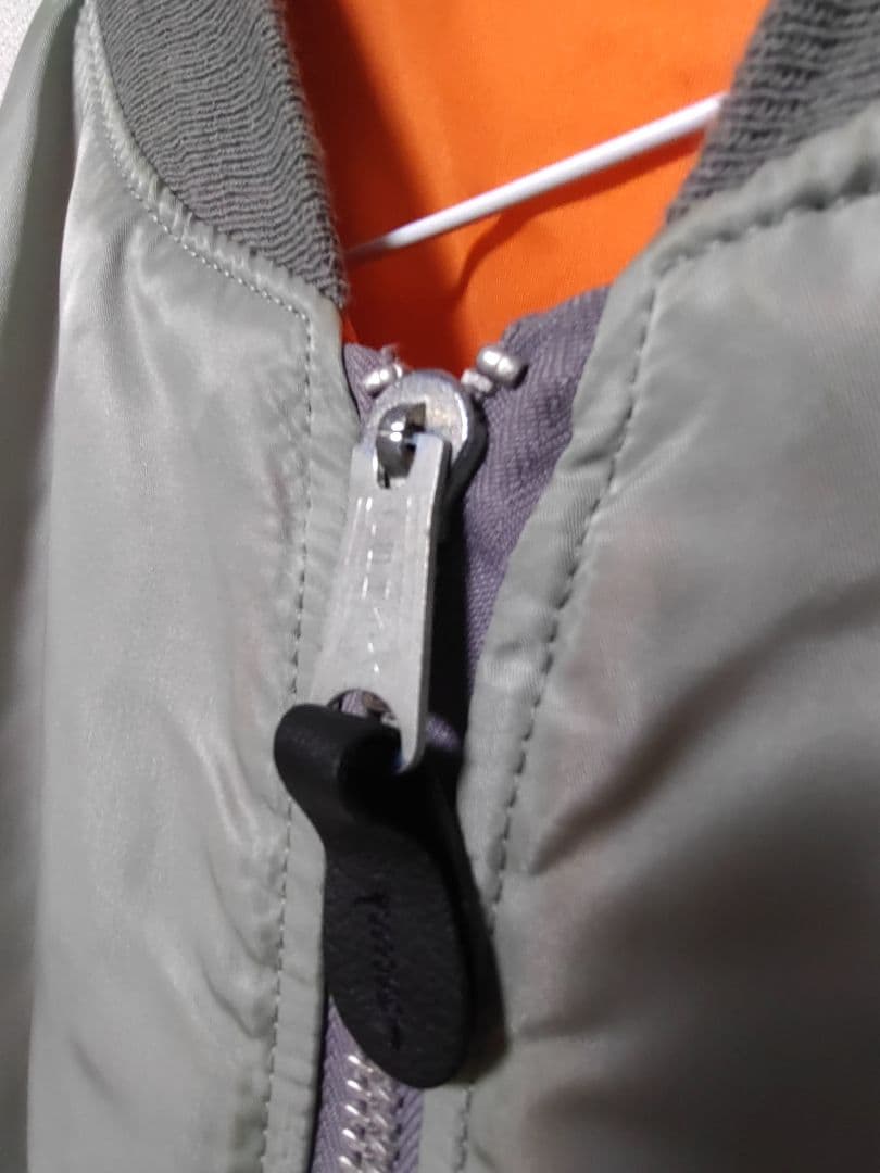 アルファ シルバー MA-1 90s　00s USA製