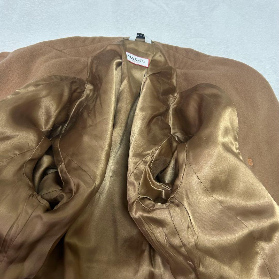 美品✨マックスマーラ　マックスアンドコー ベルト　ダブルブレスト　ロングコート