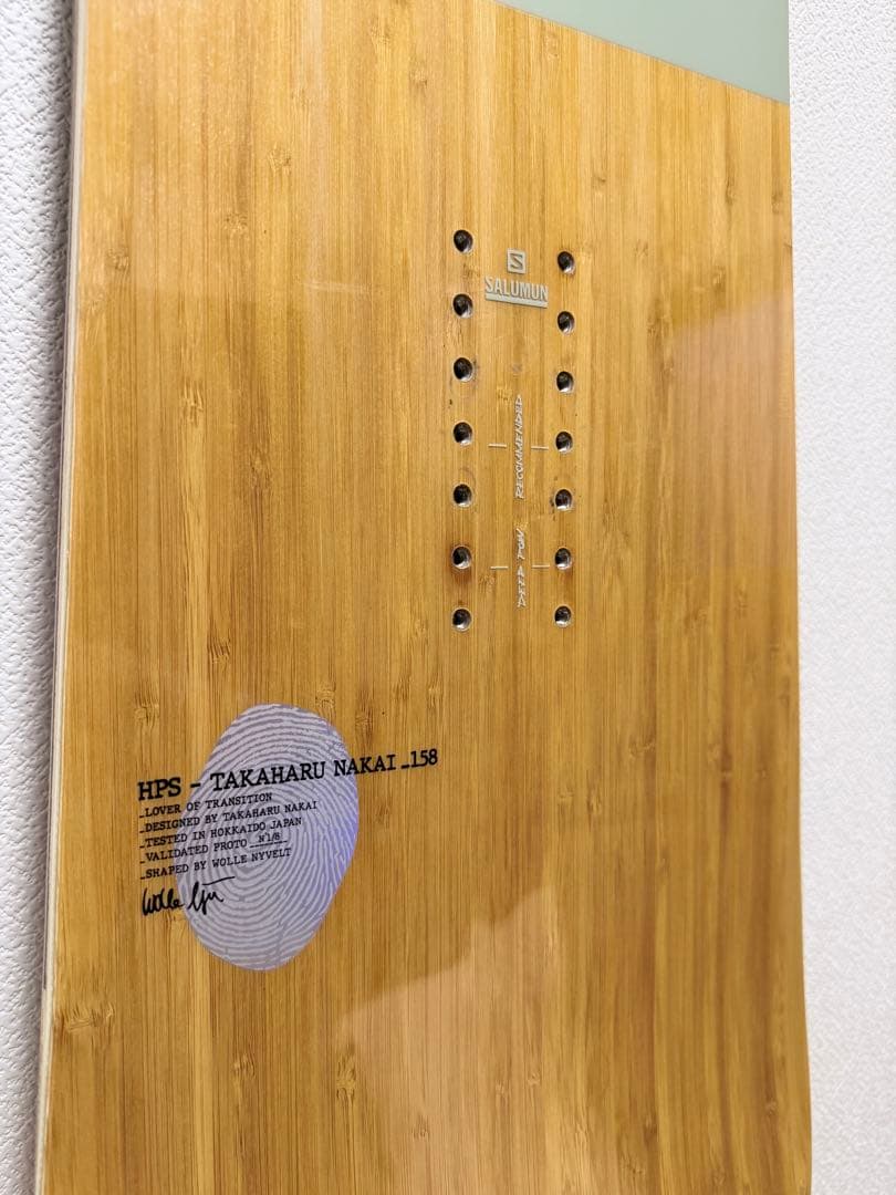 極美品！salomon HPS158cm TAKAモデルパウダーフリースタイル