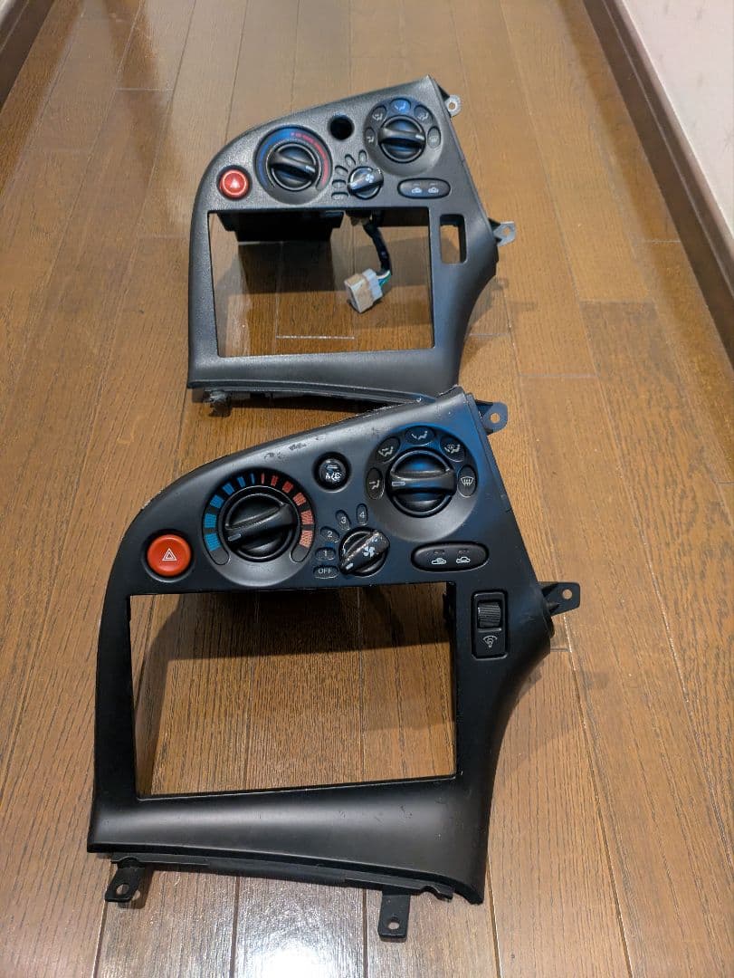 FD3S RX-7 エアコンパネル オーディオパネル 2個セット ジャンク品