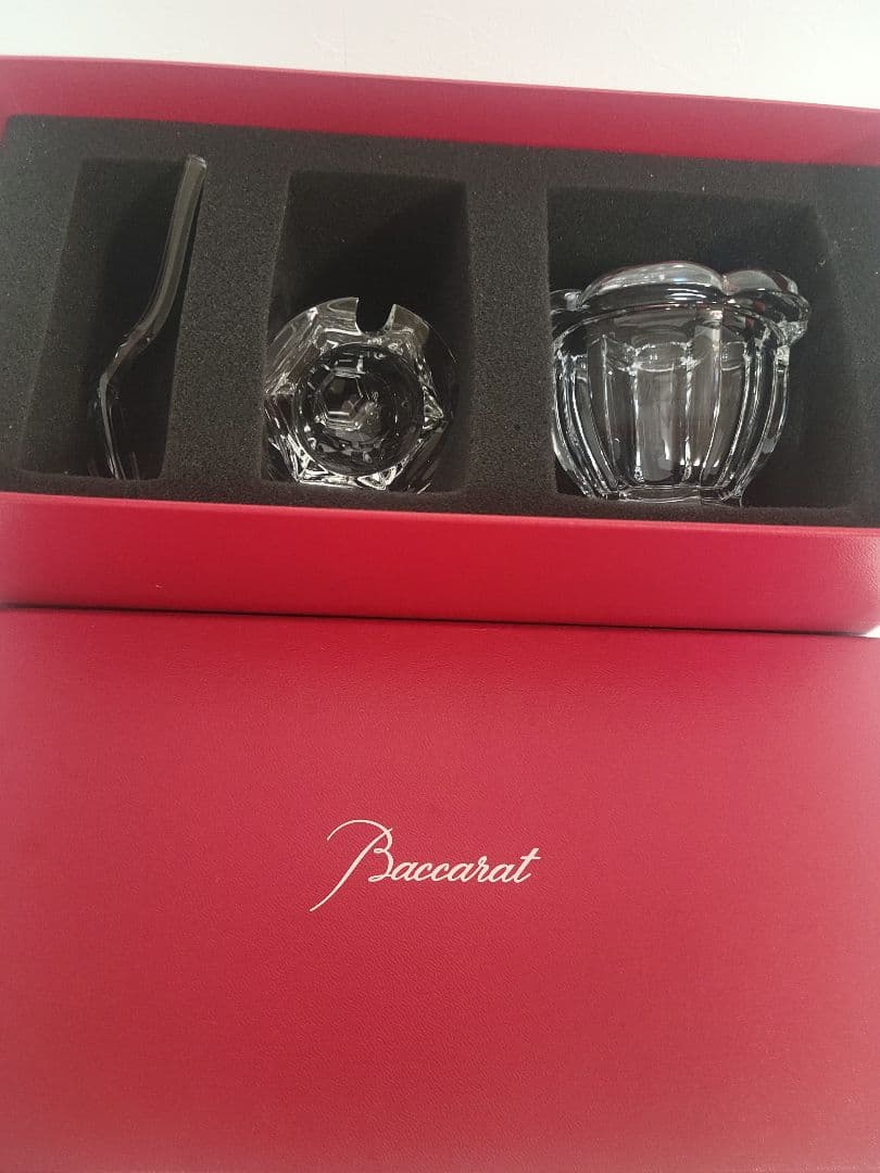 Baccarat クリスタルガラス キャニスターセット
