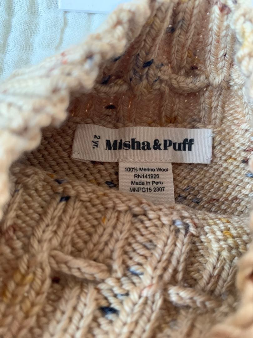 ボトムス Misha&puff camel confetti 2y