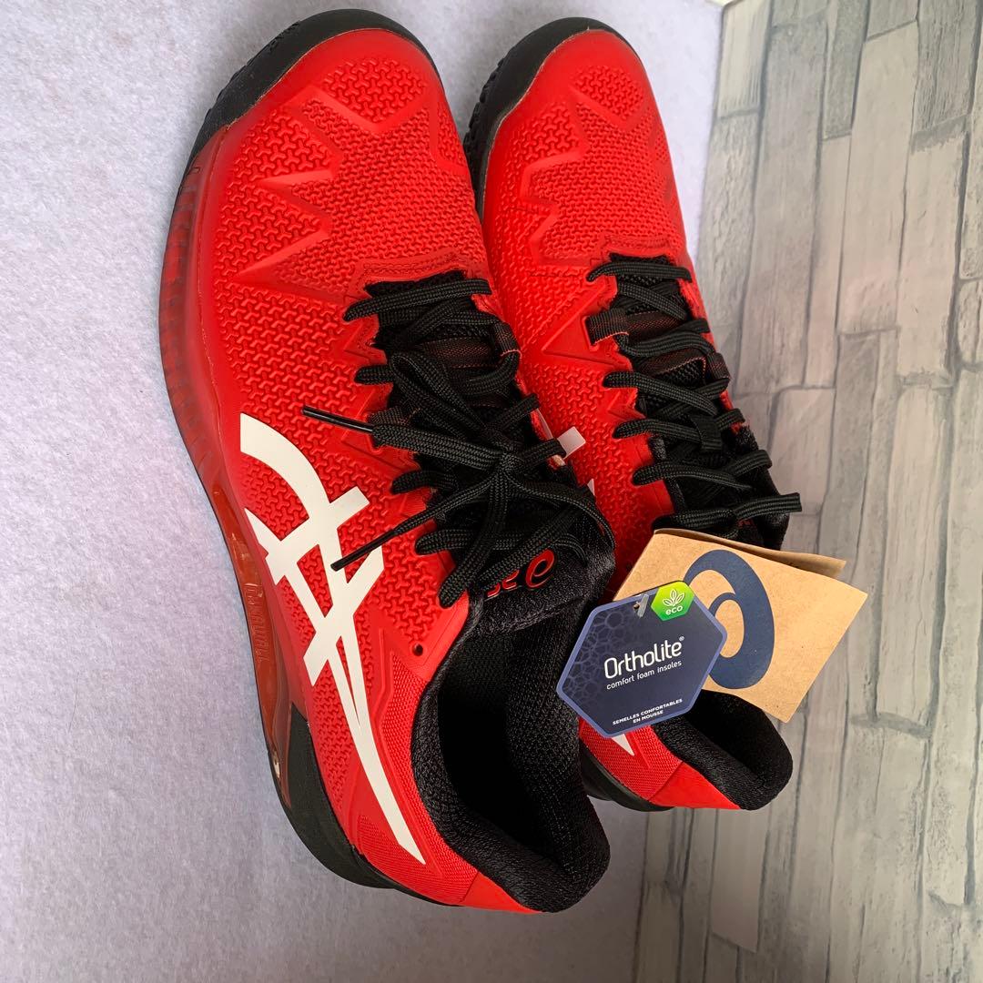 テニスシューズ　アシックス　　　ゲルレゾリューション8OC メンズ