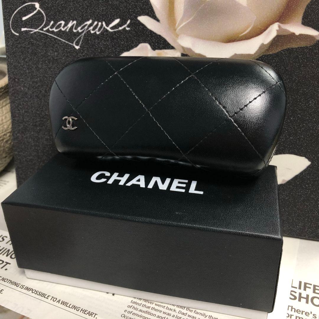 CHANEL ココマーク バイカラー サングラス ブラック×ホワイト