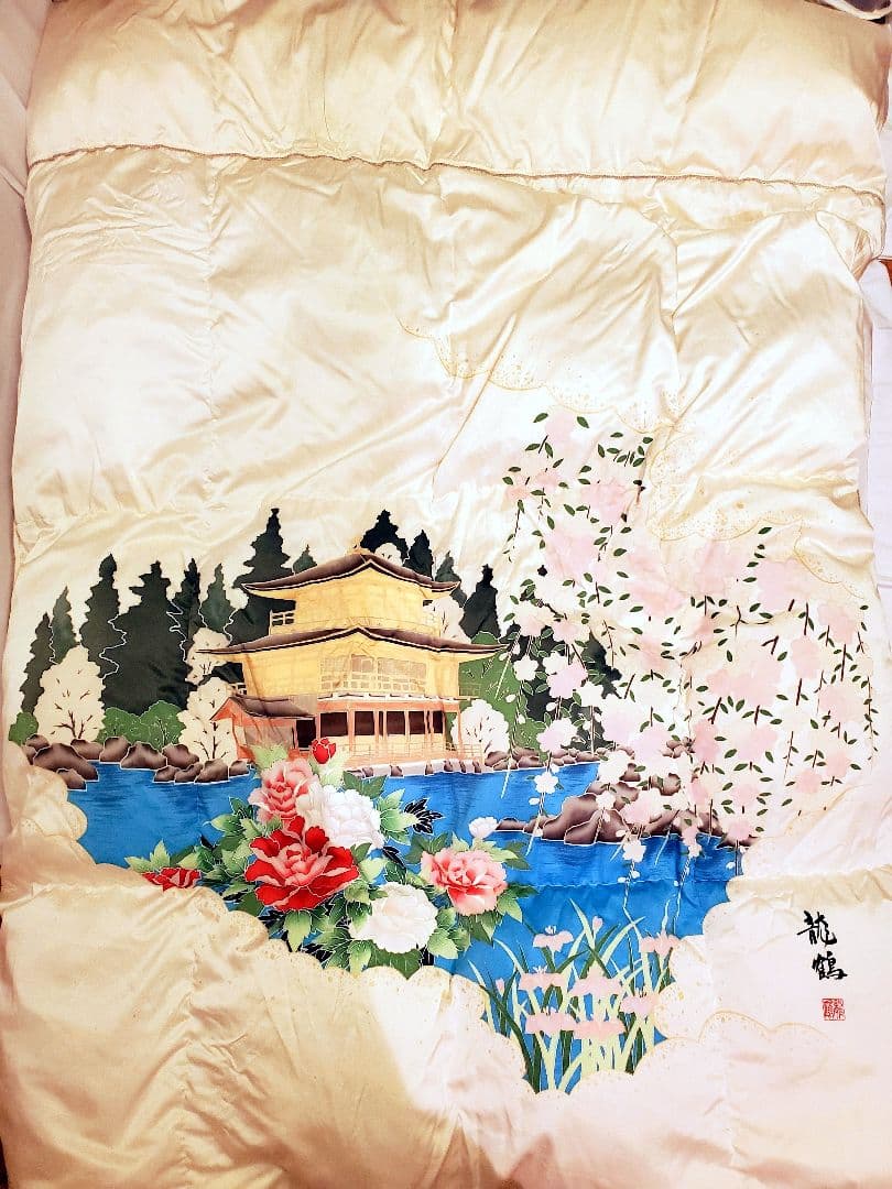 羽毛布団 シングル ハンガリー産ホワイトグース ロイヤルゴールド 日本製