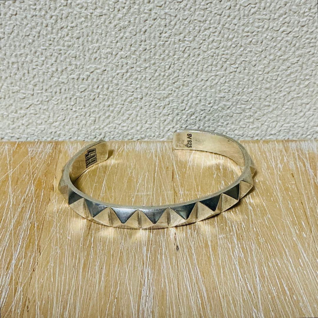 HYSTERIC GLAMOURスタッズ バングル ブレスレット SV925