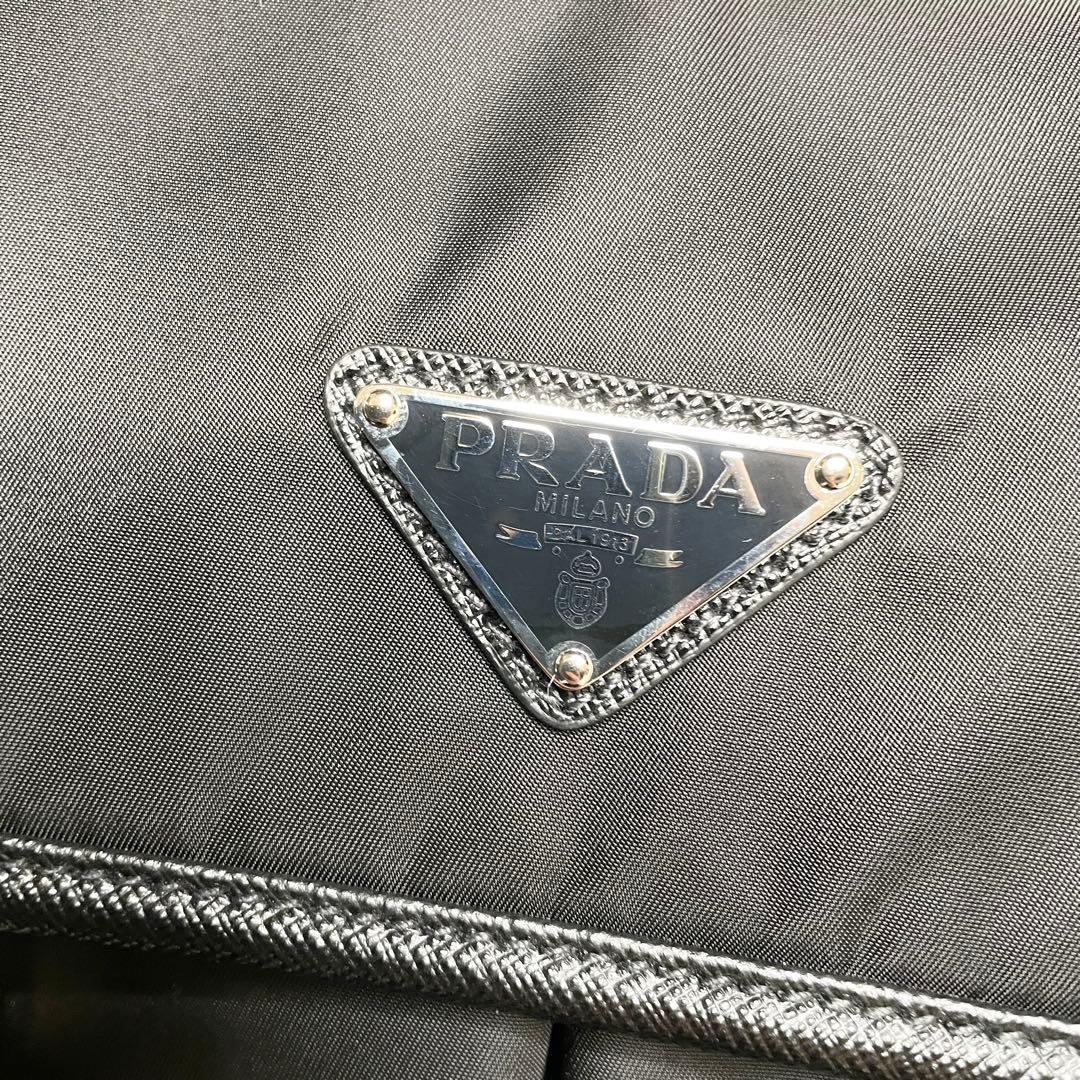 【現行品 未使用】プラダ Re-Nylon xサフィアーノ ショルダーバッグ