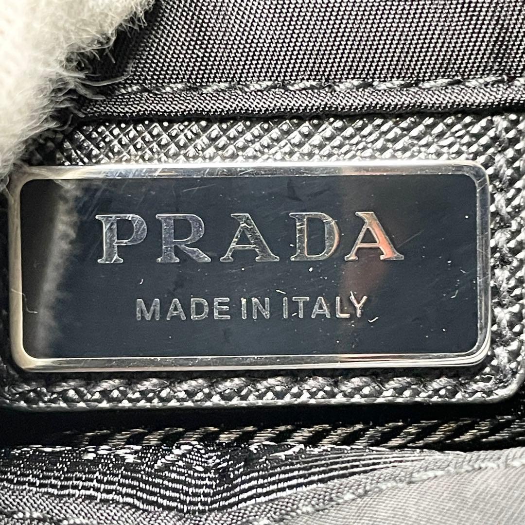 【現行品 未使用】プラダ Re-Nylon xサフィアーノ ショルダーバッグ