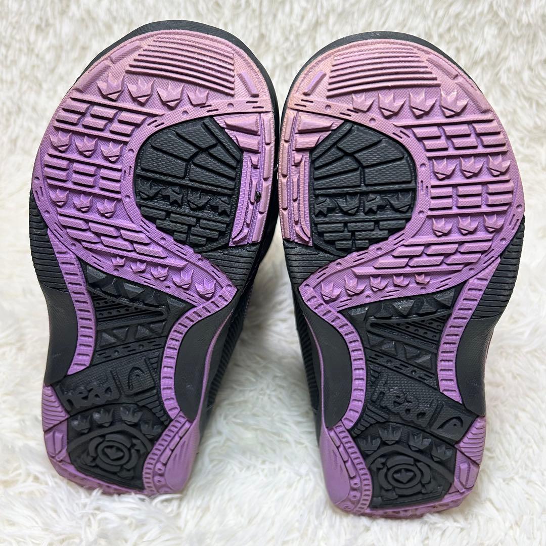 head スノーボードブーツ スノボ　24cm ブラック　パープル　レディース