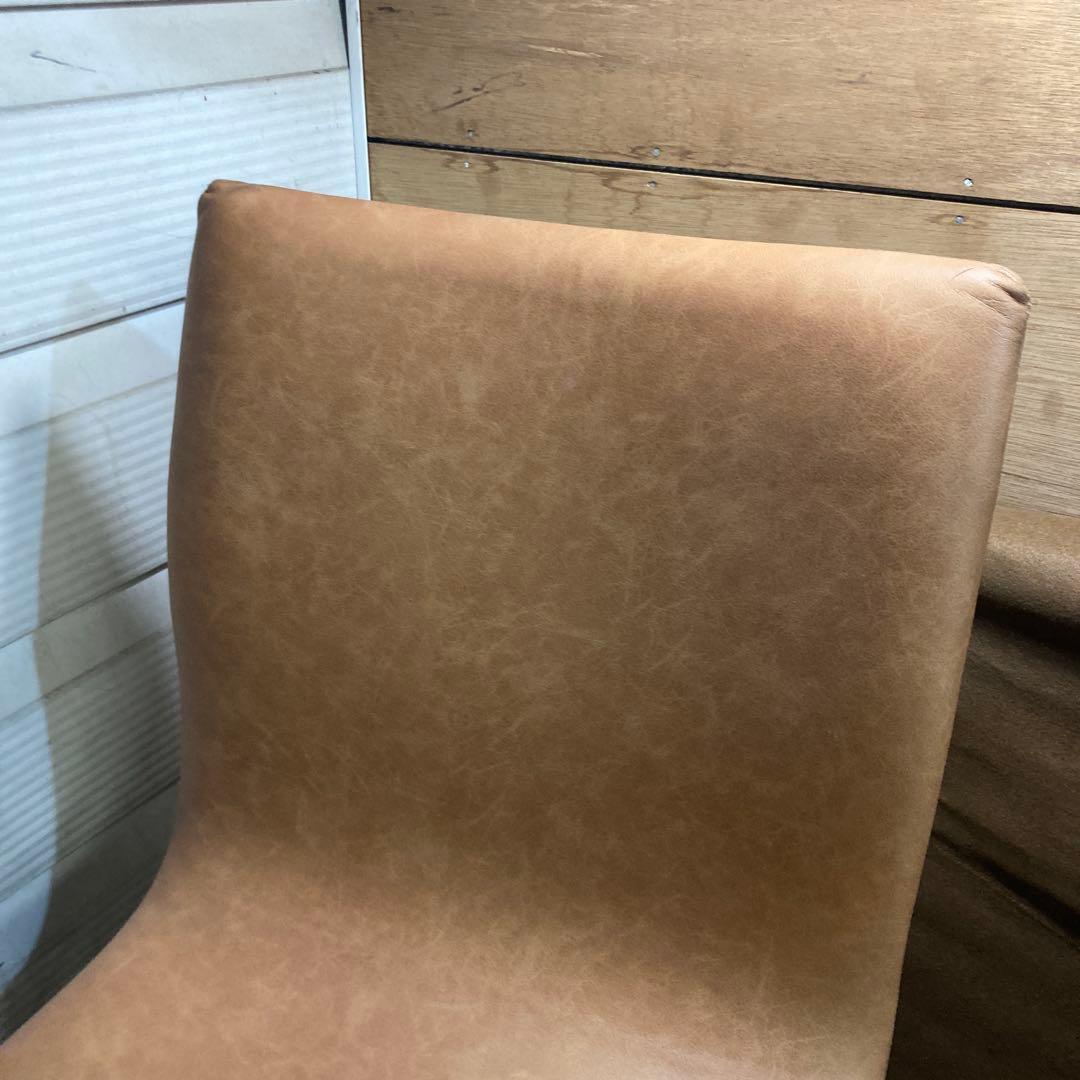 美品　ダイニングチェア　クラッシュゲートCrash Gate　キャメル