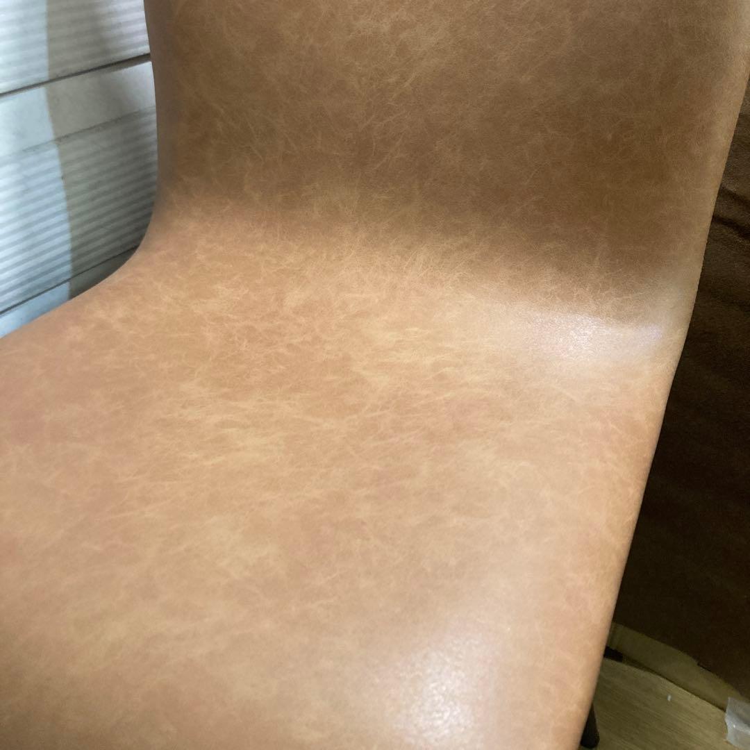 美品　ダイニングチェア　クラッシュゲートCrash Gate　キャメル