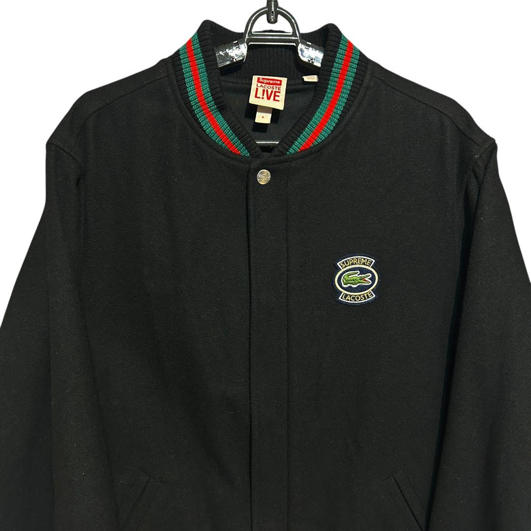 Supreme LACOSTE Wool Varsity Jacket サイズM