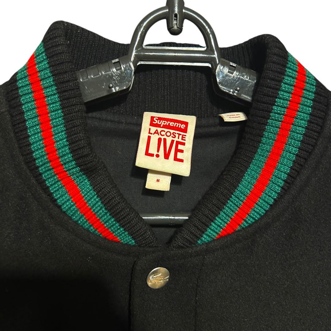 Supreme LACOSTE Wool Varsity Jacket サイズM