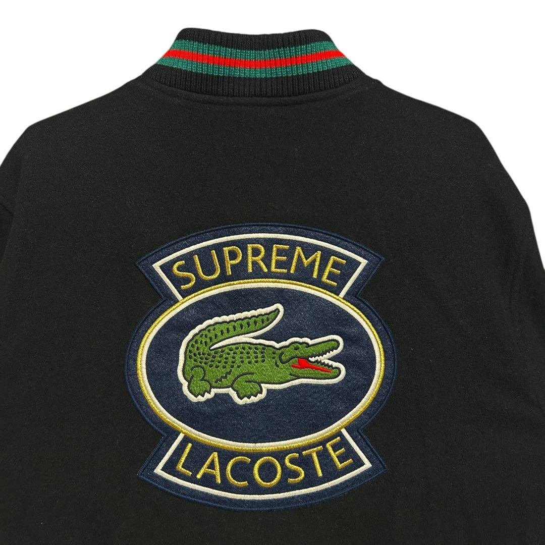 Supreme LACOSTE Wool Varsity Jacket サイズM