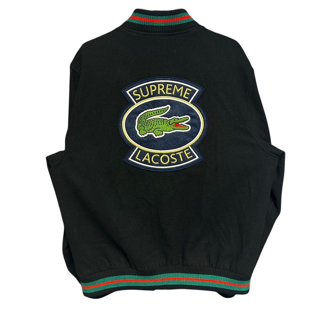 Supreme LACOSTE Wool Varsity Jacket サイズM
