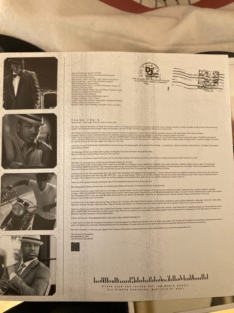 洋楽 NE-YO Year of the Gentleman LP